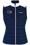 Womens Citi Open Box DC Flag Sleeveless Bomber - Navy
