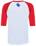 Citi Open DC Flag 3/4 Sleeve Raglan - Red/White