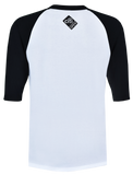 Citi Open DC Flag 3/4 Sleeve Raglan - Black/White